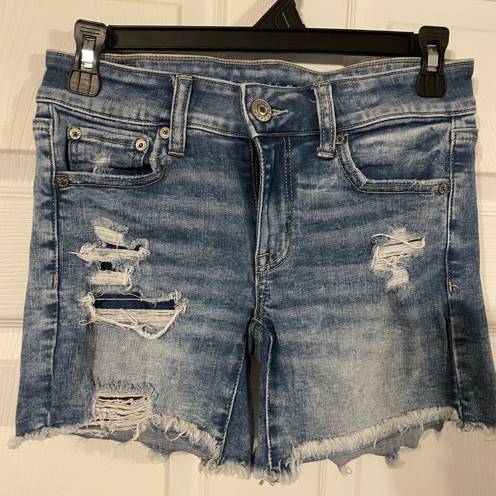 American Eagle midi shorts. Next level stretch